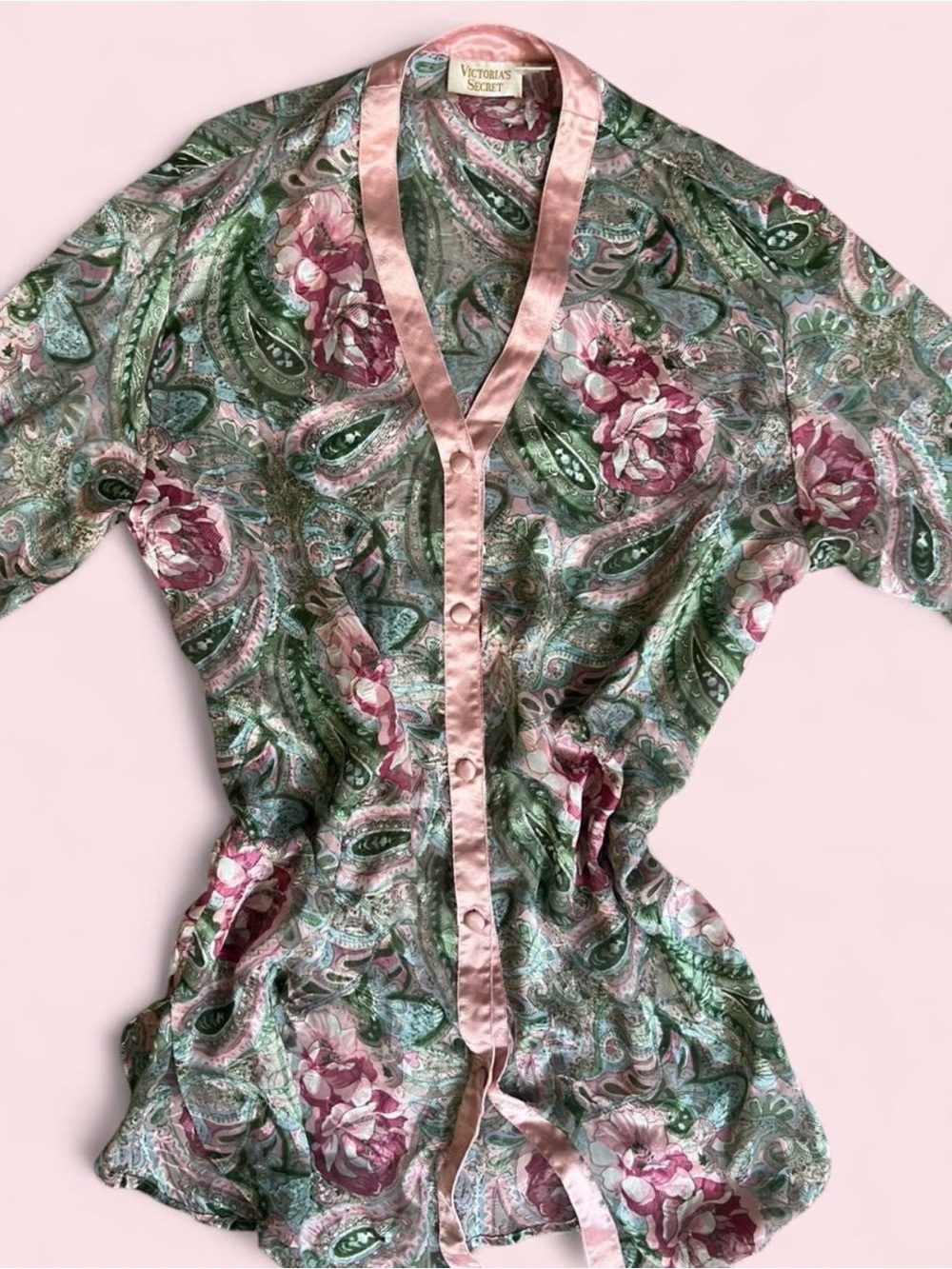 Victoria's Secret Vintage Gold Label Satin top